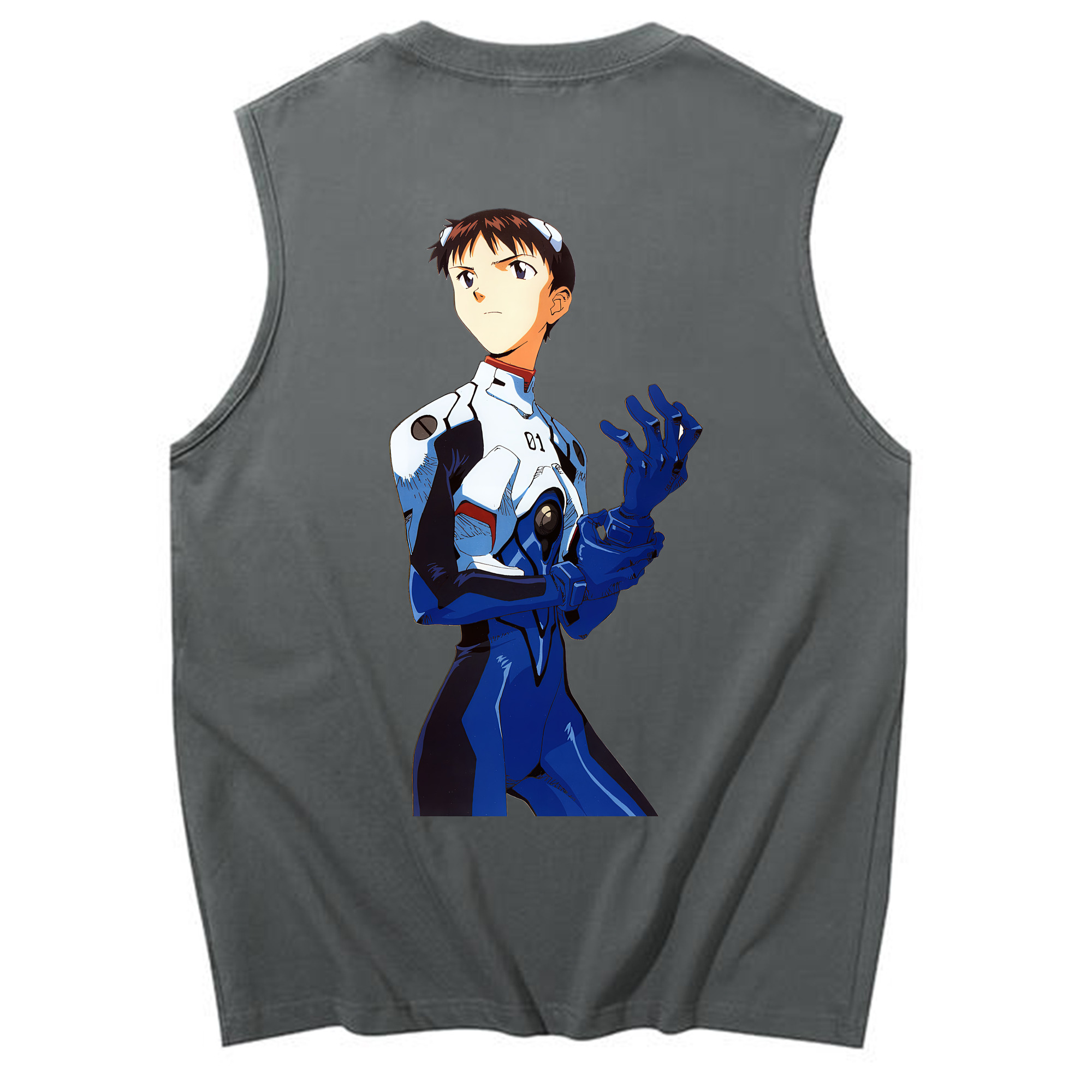 （画像用） EVA 新世紀エヴァンゲリオン コットン100％タンクトップ（背面プリント）